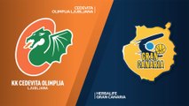 Cedevita Olimpija Ljubljana - Herbalife Gran Canaria  Highlights | 7DAYS EuroCup, RS Round 3