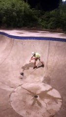 Trapped Rat Charges at Man in Skate Bowl