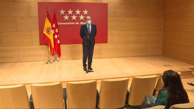 Ángel Gabilondo en rueda de prensa tras reunirse con Ayuso