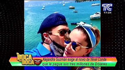 Alejandra Guzmán acusa al novio de Ninel Conde por estafa