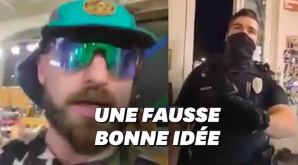 Ce happening anti-masque a coûté une arrestation et sa chaine youtube à ce troll américain