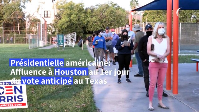 Elections aux USA: Longues files d’attente pour le début du vote anticipé au Texas