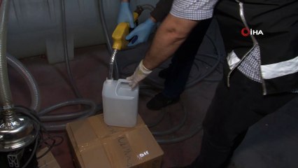 İstanbul'da sahte içki operasyonu: 7 ton etil alkol ele geçirildi