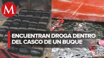Marina y Aduanas decomisan casi 40 kg de cocaína procedente de Colombia