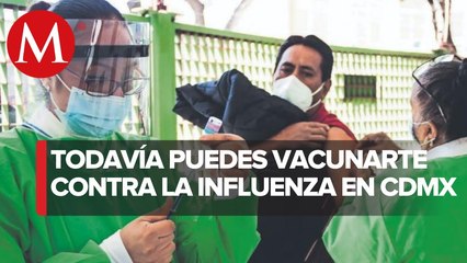 Quedan 50 mil vacunas contra influenza en CdMx