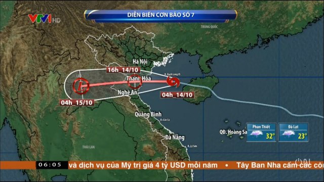 Tin Khẩn Cấp Bão Số 7 sắp ảnh hưởng trực tiếp tới đất liền