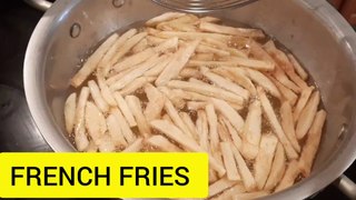 MACDONALD style fries. How to make restaurant style fries at home