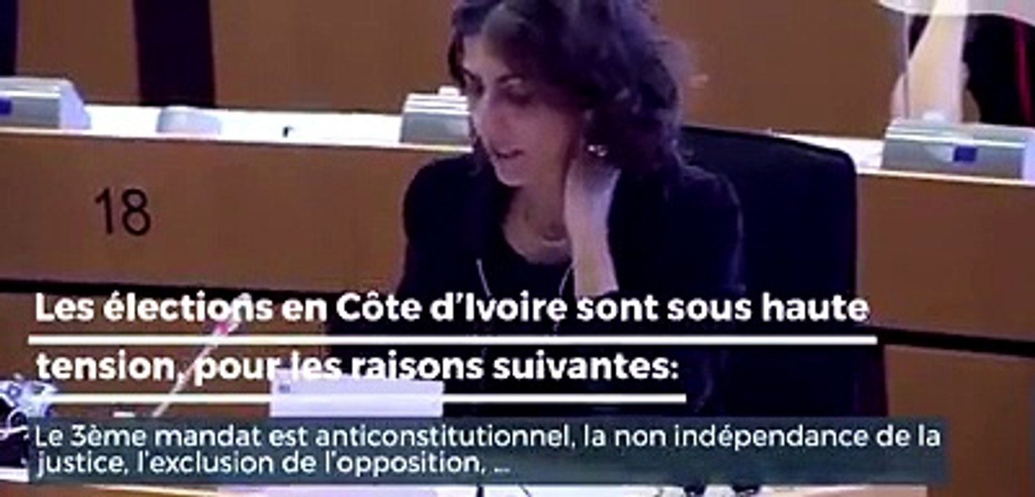 Présidentielle:3e mandat,exclusion de l’opposition, arrestations :une députée européenne se prononce