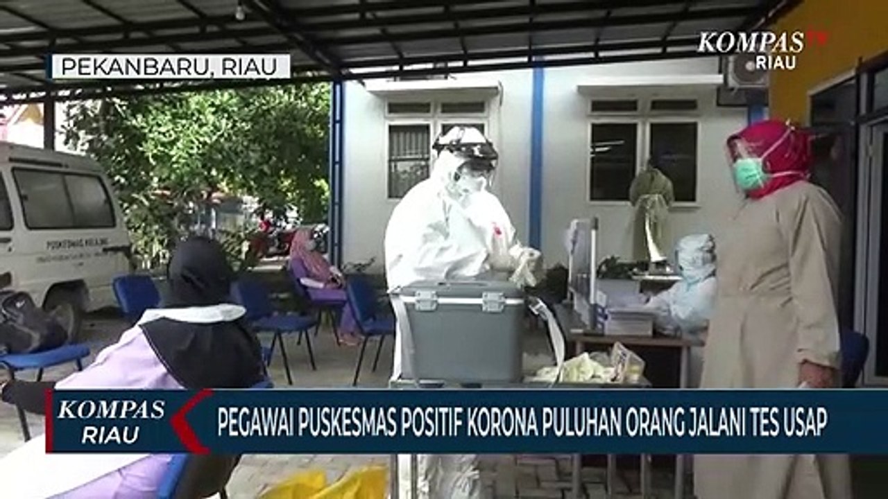 PEGAWAI PUSKESMAS POSITIF KORONA PULUHAN ORANG JALANI TES USAP