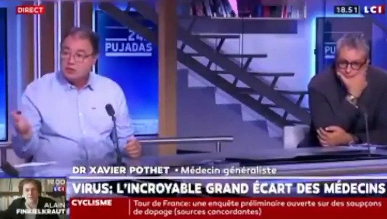 "L’épidémie a changé ... /... Aujourd'hui, on a 30 à 50 décès Covid par jour, pour comparer la grippe saisonnière fait 50 décès par jour, on en parle ?!"