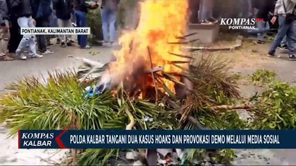 Download Video: Polda Kalbar Amankan Dua Pria Terduga Penyebar Hoaks dan Provokasi di Medsos