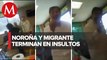 VIDEO: Migrante insulta a Fernández Noroña en EU