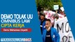 Mahasiswa Unpatti Demo Tolak UU Omnibus Law dan Cipta Kerja