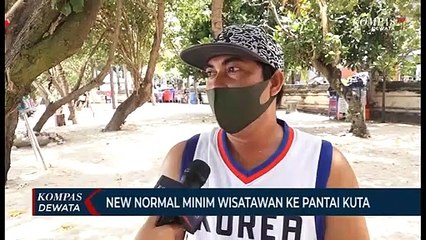 Suasana Pantai Kuta Masih Sepi