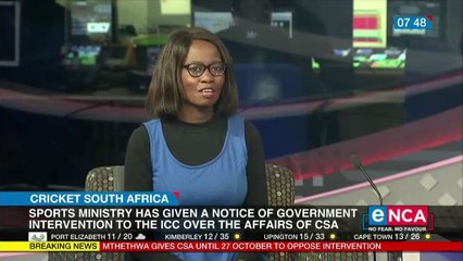 Mthethwa files notice with ICC to intervene in CSA matters
