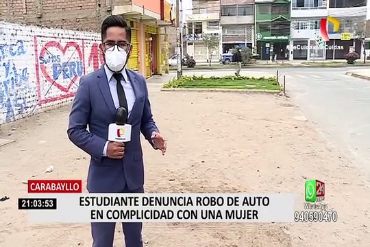 Carabayllo: ladrón mordió a chófer para robarle las llaves del auto y escapar con el vehículo