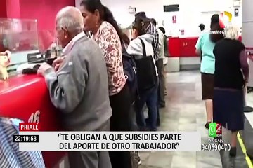 Especialistas cuestionan Sistema Único de Pensiones