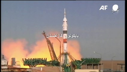 روسيان وأميركية ينطلقون إلى محطة الفضاء الدولية