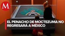 Penacho de Moctezuma es demasiado frágil para trasladarlo a México: Museo de Viena