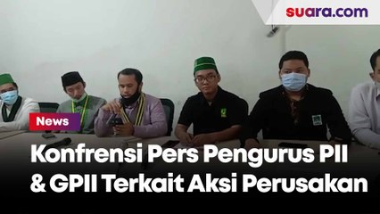 Konferensi Pers PII dan GPII soal Perusakan dan Penganiayaan oleh Anggota Polisi