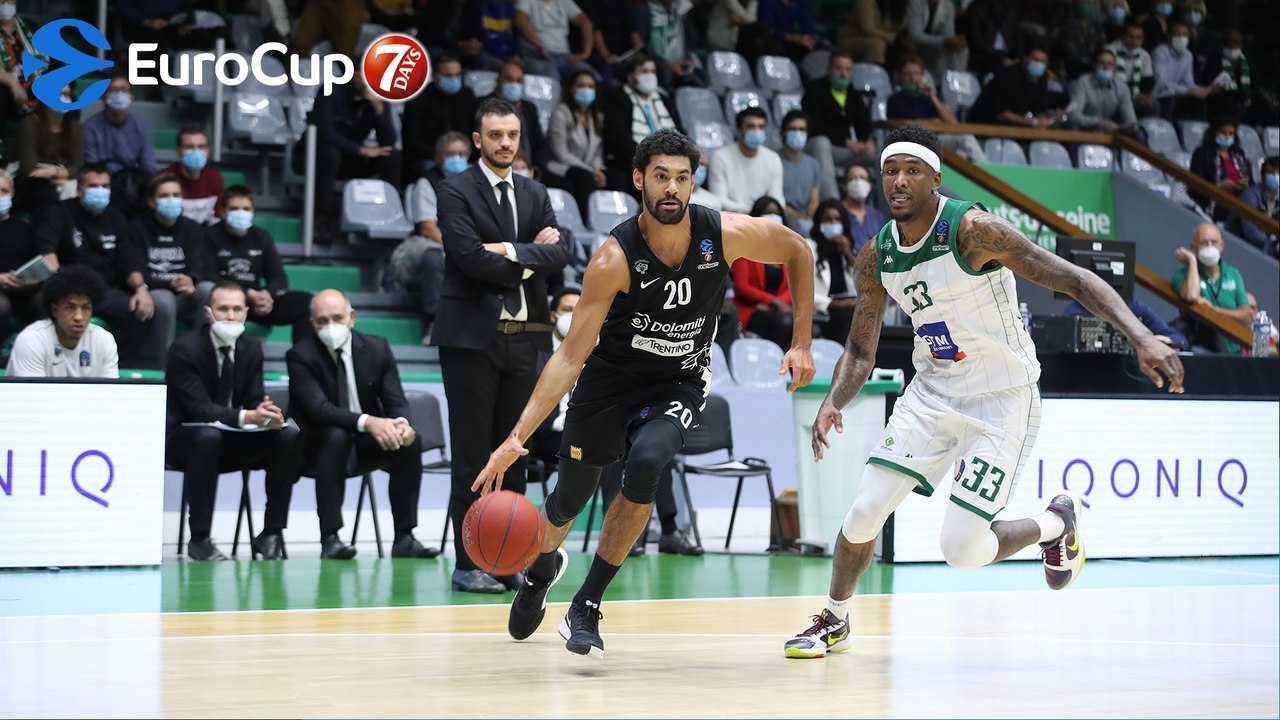 Dolomiti Energia Trento's defense stifles Nanterre