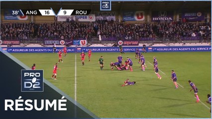 PRO D2 - Résumé SA XV Charente-Rouen Normandie Rugby: 24-28 - J5 - Saison 2020/2021