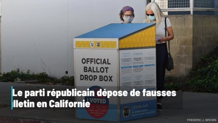 Le parti républicain dépose de fausses boîtes à bulletin en Californie