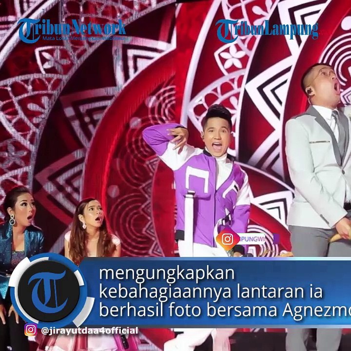 Ngefans Sejak Lama dan Akhirnya Bisa Foto Bareng Agnez Mo, Jirayut Girang Bukan Main