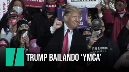 Trump bailando 'YMCA'