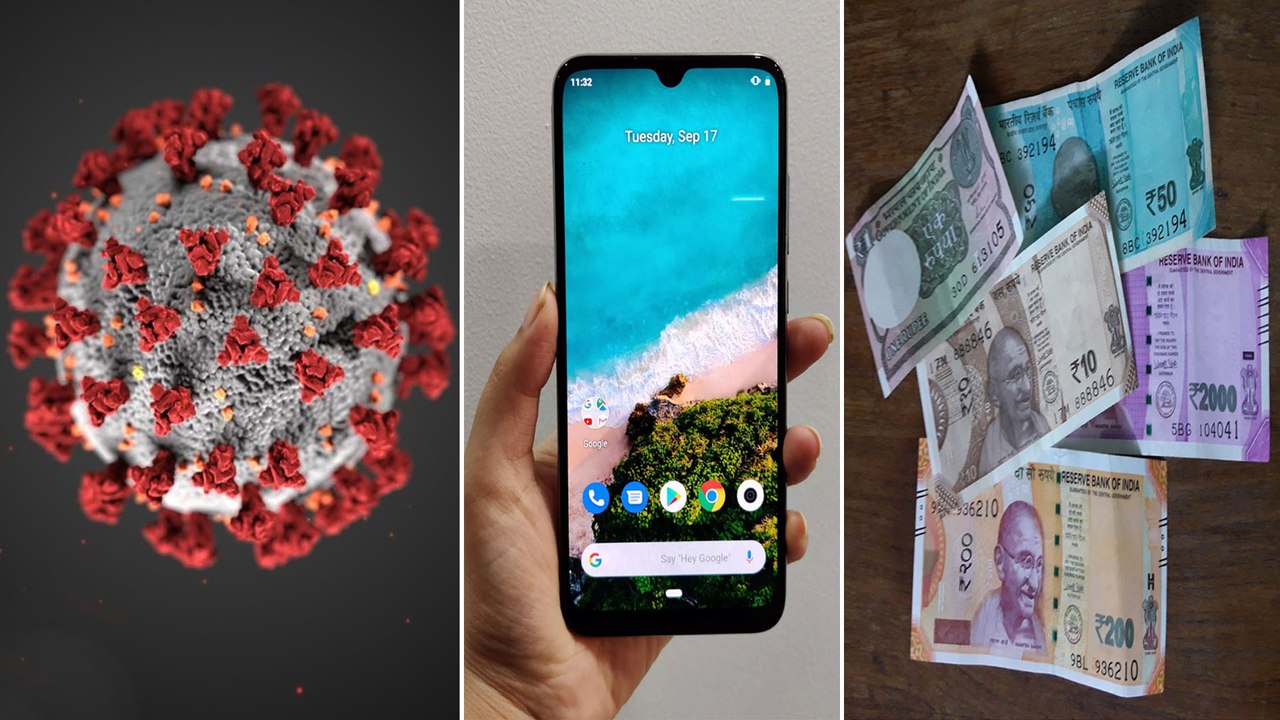 Coronavirus Survive For 28 Days On Smartphones, Currency ఈ వస్తువులపై 28 రోజుల పాటు జీవించే కరోనా!!