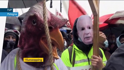 Eurozapping : les agriculteurs manifestent en Pologne ; Ronaldo infecté par le Covid-19