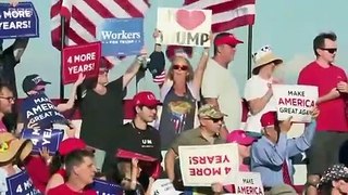 Trump tells fans in Florida-  “I’m immune.  I’ll give you a big fat kiss”  - BBC News