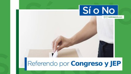 ¿Apoyaría un referendo para reducir el Congreso y derogar la JEP, entre otros temas?