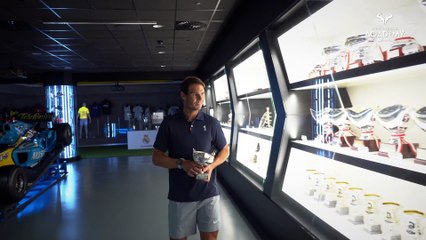 Roland-Garros 2020 - Rafael Nadal con el Trofeo de Roland Garros 2020 : "Dejo el Trofeo al Museo de la Academia"