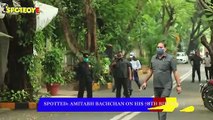 Spotted: Amitabh Bachchan On His 78th Birthday Outside His House | SpotboyE
