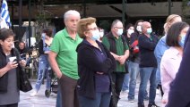 Συλλαλητήριο του εργατικού κέντρου Λαμίας για την υγεία, τη Λάρκο και την αντιπλημμυρική θωράκιση της Φθιώτιδας