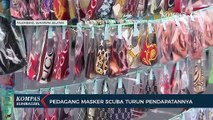 Pedagang Masker Scuba Di Palembang Turun Pendapatannya