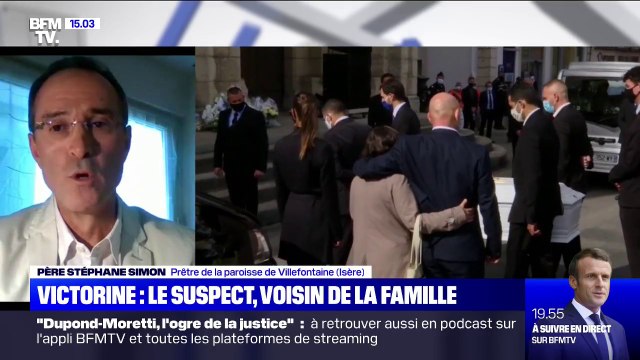 Stéphane Simon (prêtre de la paroisse de Villefontaine): Les gens sont atteints, tout le monde se sent concerné par la mort de Victorine