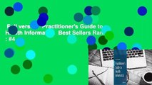 Full version  Practitioner's Guide to Health Informatics  Best Sellers Rank : #4