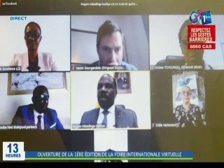 RTG / Ouverture de la foire virtuelle des professionnels