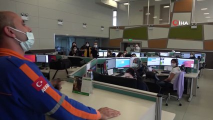 - Acil çağrı merkezi ekipleri tatbikatlarla afetlere hazırlanıyor