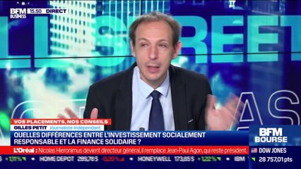 Gilles Petit (journaliste indépendant) : ISR ou finance solidaire, quel mode d'investissement privilégier ? - 14/10