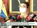 Tania Díaz: Extrema derecha usó la AN para destruir el bienestar social que logramos en el país