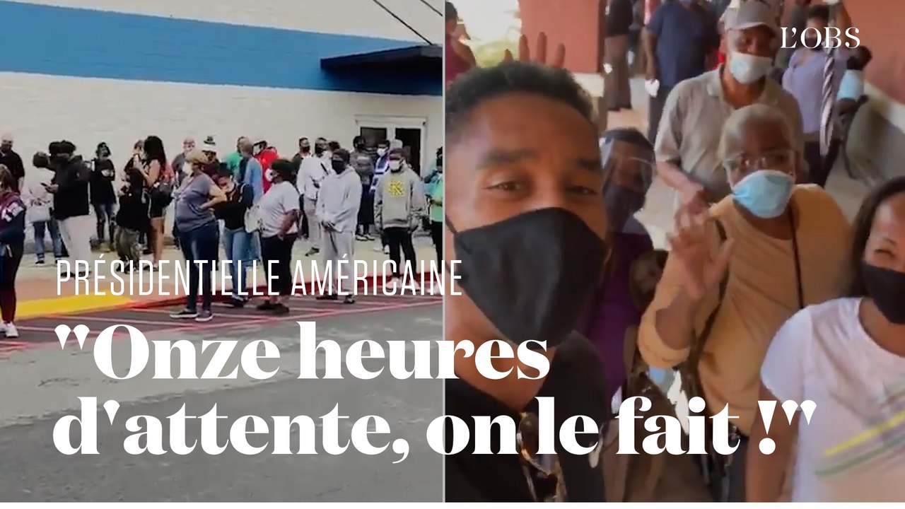 Aux Etats-Unis, le vote anticipé atteint des records... et provoque d'interminables files d'attente