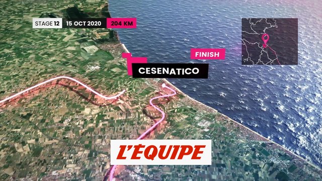 Le parcours de la 12e étape (Cesenatico-Cesenatico) - Cyclisme - Giro