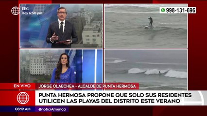 Alcalde de Punta Hermosa propone que solo residentes accedan a las playas durante el verano | Primera Edición (HOY)