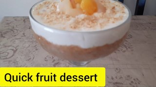 Cream cheese Fruits dessert