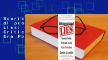 Scarica la versione di prova Weaponized Lies: How to Think Critically in the Post-Truth Era Per