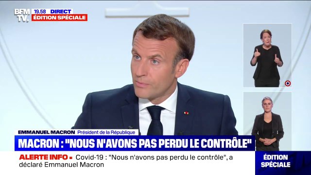 Emmanuel Macron: Nos urgences, nos services hospitaliers sont dans une situation plus préoccupante qu'en mars