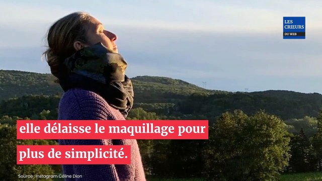 Céline Dion au naturel : elle pose sans maquillage dans la nature